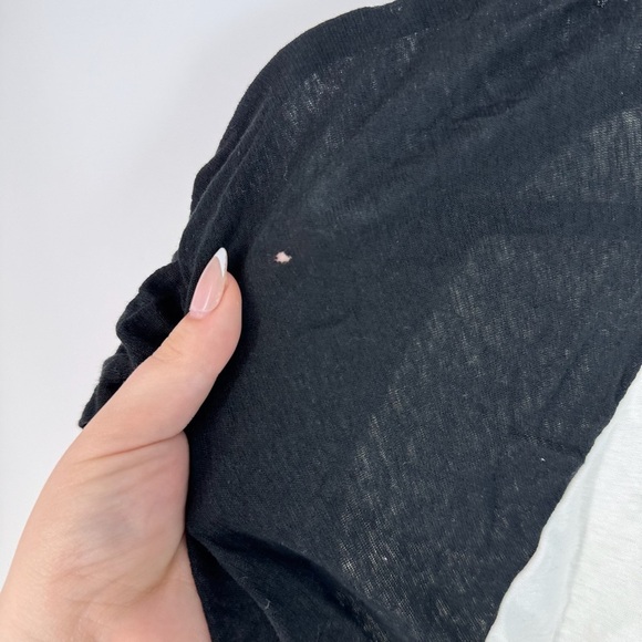 James Perse Baseball Short Sleeve Panel T Shirt Dress - Picture 5 of 6